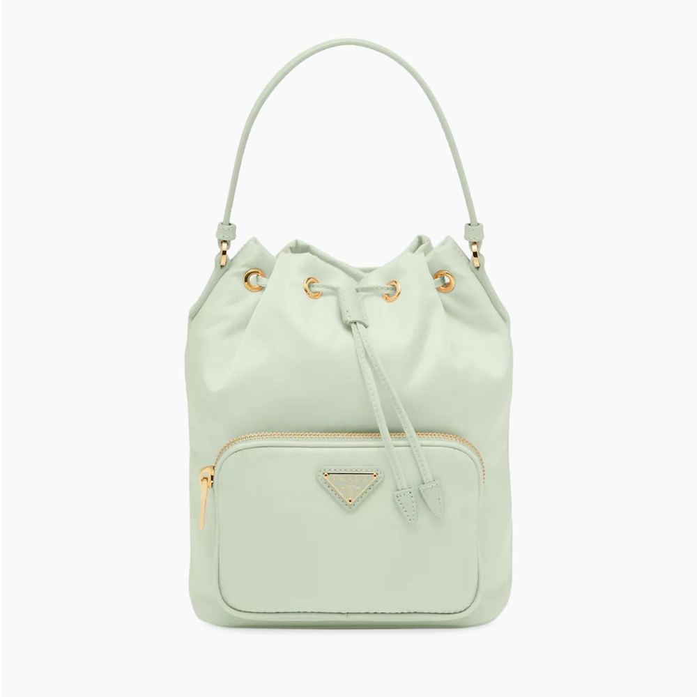 PRADA Duet Re-Nylon Bucket Shoulder Bag